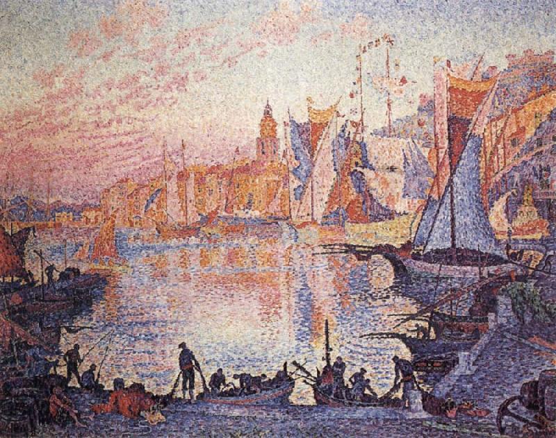 Paul Signac The Port of Saint-Tropez oil painting image